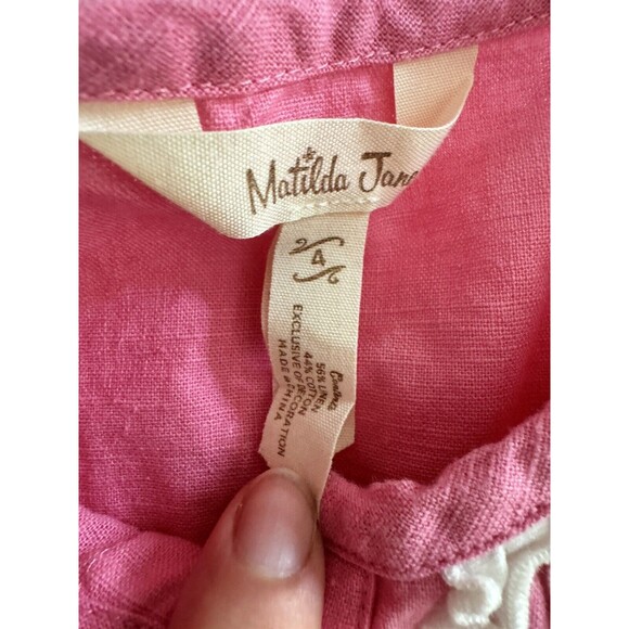 MATILDA JANE Brilliant daydream Dazzling Dream Dress SIZE 4 Pink Ruffle EUC - Picture 3 of 5